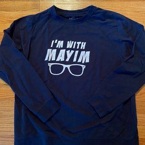 I'm With Mayim (Bialik) LS shirt size XL